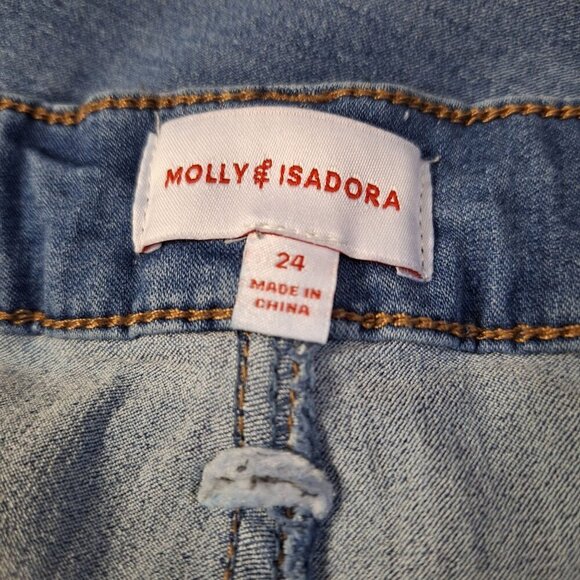 Molly and Isadora Straight Leg Jeans size 23 - Picture 3 of 5
